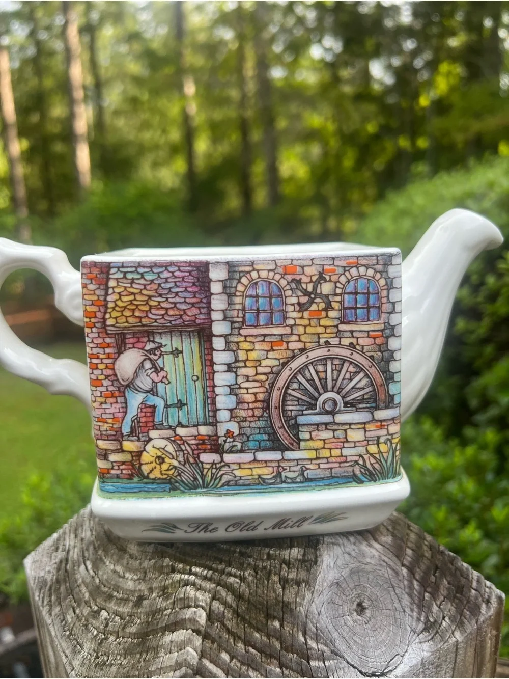 Vintage Sadler England The Old Mill Cottage Teapot House 1812